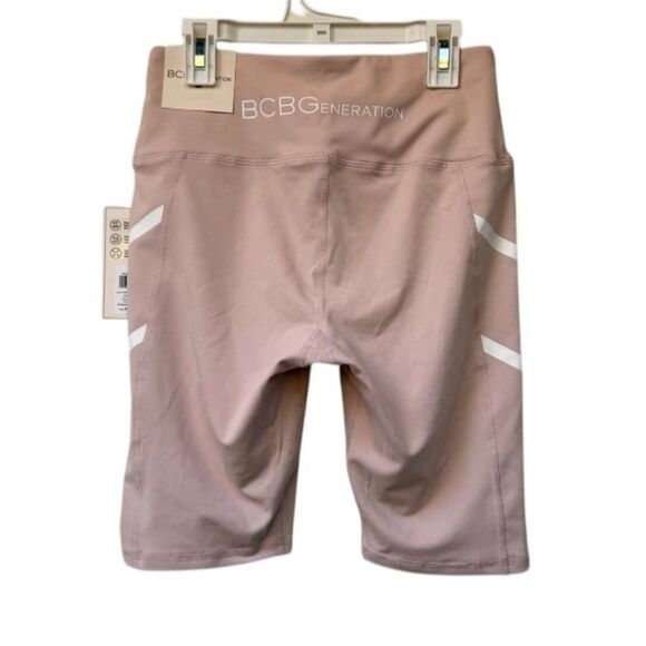 BCBGeneration Pink Bike Shorts Sleek Fit - Picture 4 of 11